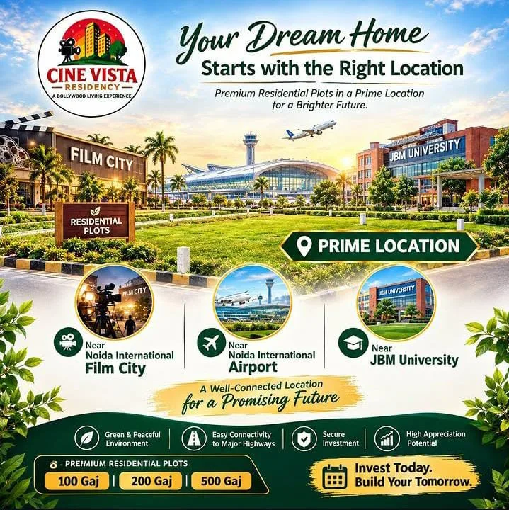 Cine Vista Residency – Residential Plots Near Noida International Airport